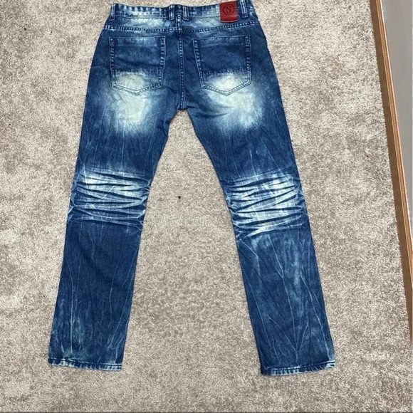 Designer Premium Denim Ripped Blue Jeans - Picture 4 of 4